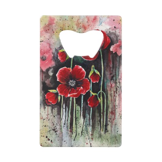 Fleurs De Pavot En Aquarelle (Devant)