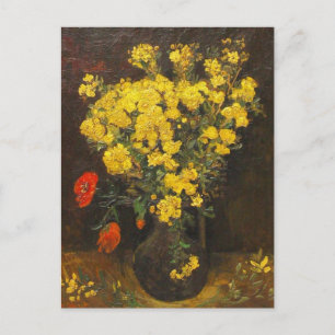 Fleurs de pavot par Vincent Van Gogh, 1886 Carte p