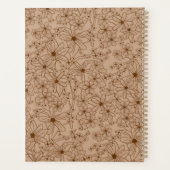 Fleurs de pays Brown Rouge École personnalisée (Dos)