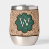 Fleurs de pays : Tan et Hunter Green Monogrammed (Avant)