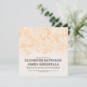 Fleurs de Pêche Invitations de mariage (Debout devant)