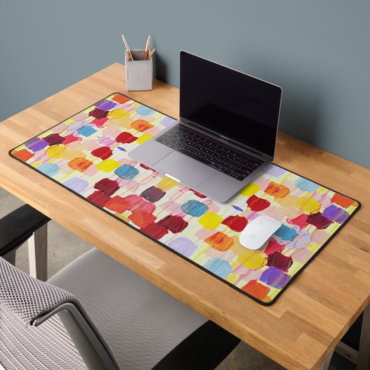Fleurs de peinture jolies et colorées (Bureau 2)