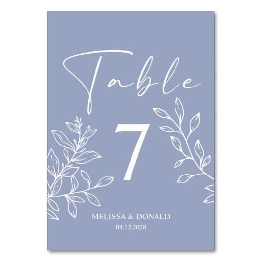 Fleurs de périphérie Numéro de table de Mariage si (Par défaut)