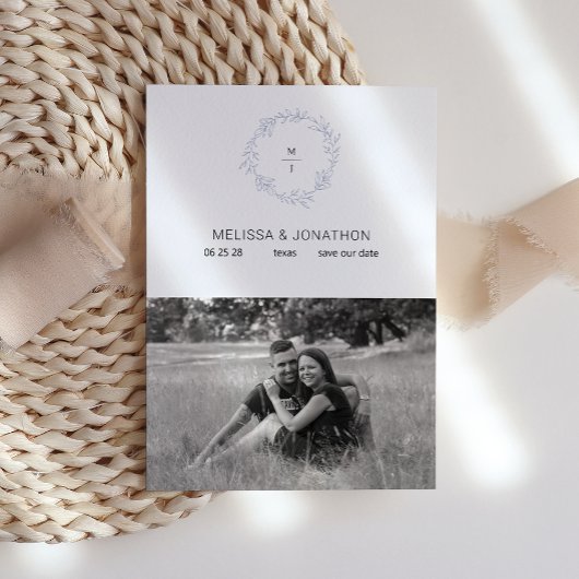 Fleurs de Pervenche Mariée Boho Save The Date