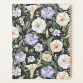 Fleurs de pétunia crème lavande violet   (Dos)