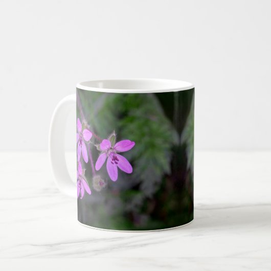 Fleurs de pierre rouge Filaree Mug (Devant gauche)