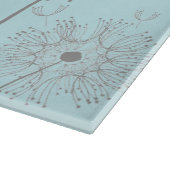 fleurs de pissenlit d'Aqua de planche à découper (Coin)