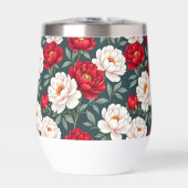 Fleurs de pivoine rouges et blanches (Avant)