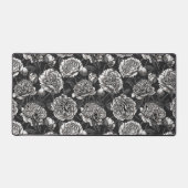 Fleurs de pivoines blanches sur gris foncé (Recto)