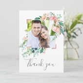 Fleurs de pivoines romantiques Merci photo (Debout devant)