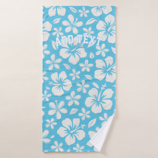 Fleurs de plage bleu tropical