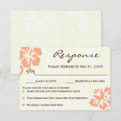 Fleurs de plage RSVP - Coral (Devant / Derrière)