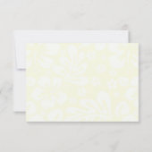 Fleurs de plage RSVP Orange & Turquoise (Dos)