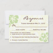 Fleurs de plage RSVP - Vert (Devant)