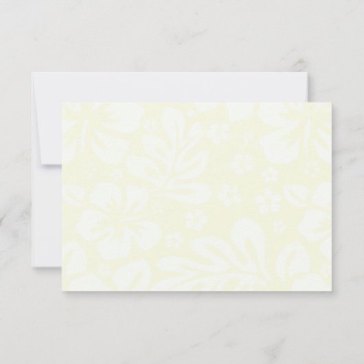 Fleurs de plage RSVP - Vert (Dos)