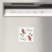 Fleurs de pois doux Magnet lave-vaisselle (In Situ (Lave-vaisselle))