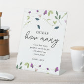 Fleurs de pois doux | Panneau du jeu de devis Baby (In SItu)