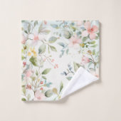 Fleurs de pommier inspirées (Gant de toilette)