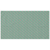 Fleurs de pommier pastel sur nappe verte (Devant (Horizontal))