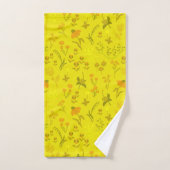 Fleurs de prairie ensoleillées (Serviette à main)