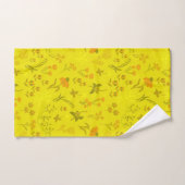 Fleurs de prairie ensoleillées (Serviette à main)