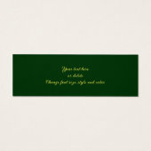 Fleurs de Primrose de printemps jaune Mini Signet (Dos)