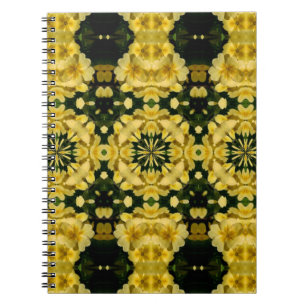 Fleurs de Primrose Jaune Carnet d'art Abstrait