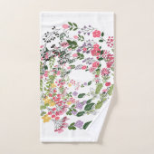 Fleurs de printemps (Serviette à main)