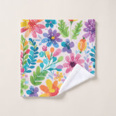 Fleurs de printemps (Gant de toilette)