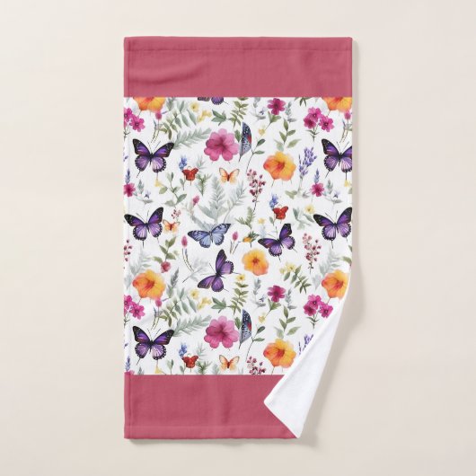Fleurs de printemps (Serviette à main)
