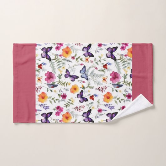 Fleurs de printemps (Serviette à main)