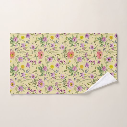 Fleurs de printemps (Serviette à main)