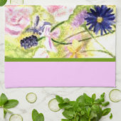 Fleurs de printemps américain MoJo serviette de cu (Plié)