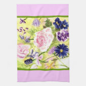 Fleurs de printemps américain MoJo serviette de cu (Vertical)