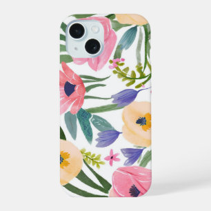 Fleurs de printemps Aquarelle florale pastel