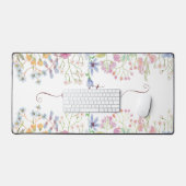 Fleurs de printemps aquarelle personnalisées (Clavier et souris)