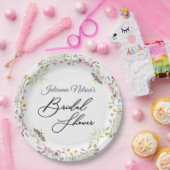 Fleurs de printemps assiettes en papier (Fête)