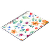 Fleurs de printemps, carnet (Côté gauche)