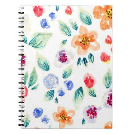 Fleurs de printemps, carnet (Devant)