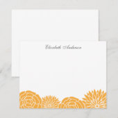 Fleurs de printemps Cartes plates de remerciement (Devant / Derrière)