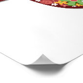 Fleurs de printemps chinois "Chun" 2 Kanji Poster (Coin)