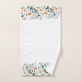 Fleurs de printemps colorées (Serviette à main)