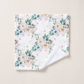 Fleurs de printemps colorées (Gant de toilette)