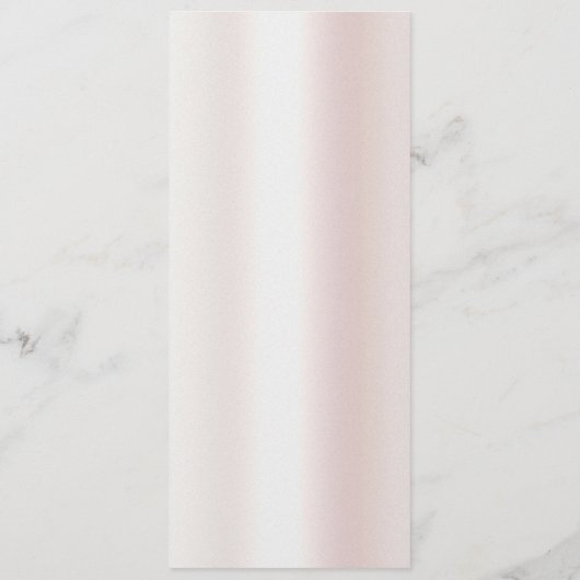 Fleurs de printemps colorées Menu Mariage (Dos)