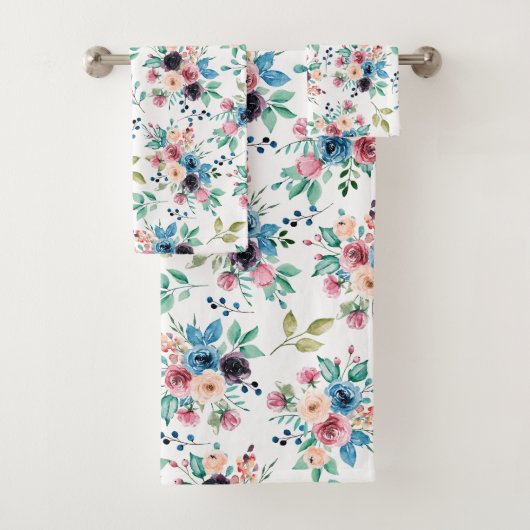 Fleurs de printemps colorées Motif (En situation)