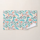 Fleurs de printemps colorées motif (Serviette à main)