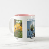 Fleurs de printemps Daisies Magnolia Crocus Mug (Devant gauche)