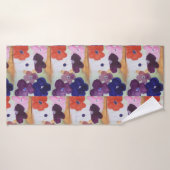 Fleurs de printemps de l'anémone (Serviette de bain)