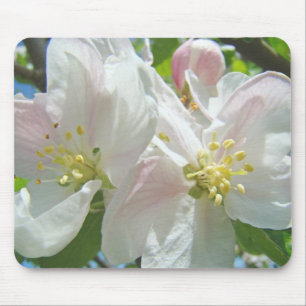 Fleurs de printemps de qualité de tapis de souris