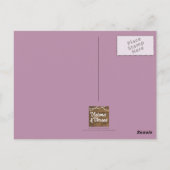 Fleurs de printemps et carte postale inspirante de (Dos)